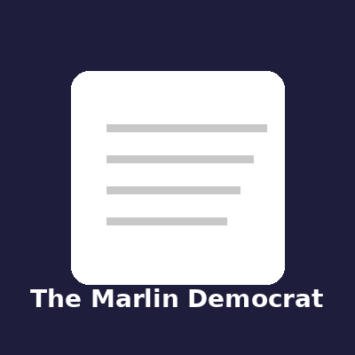 The Marlin Democrat logo